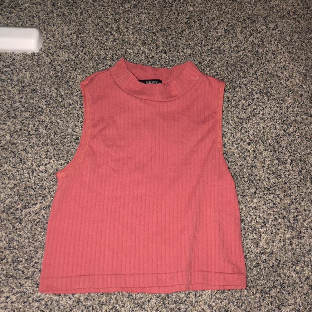 Ribbed crop top
